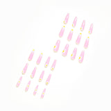 Uñas postizas estilo pastoral, uñas postizas con espejo cruzado, suministro directo, producto de parche para uñas | 365nails