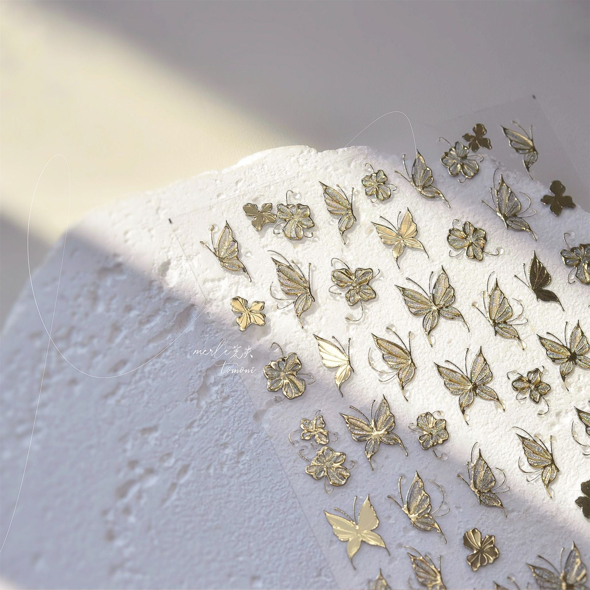 365nails: "Jelly Iridescent Butterfly" – Nail Art Stickers