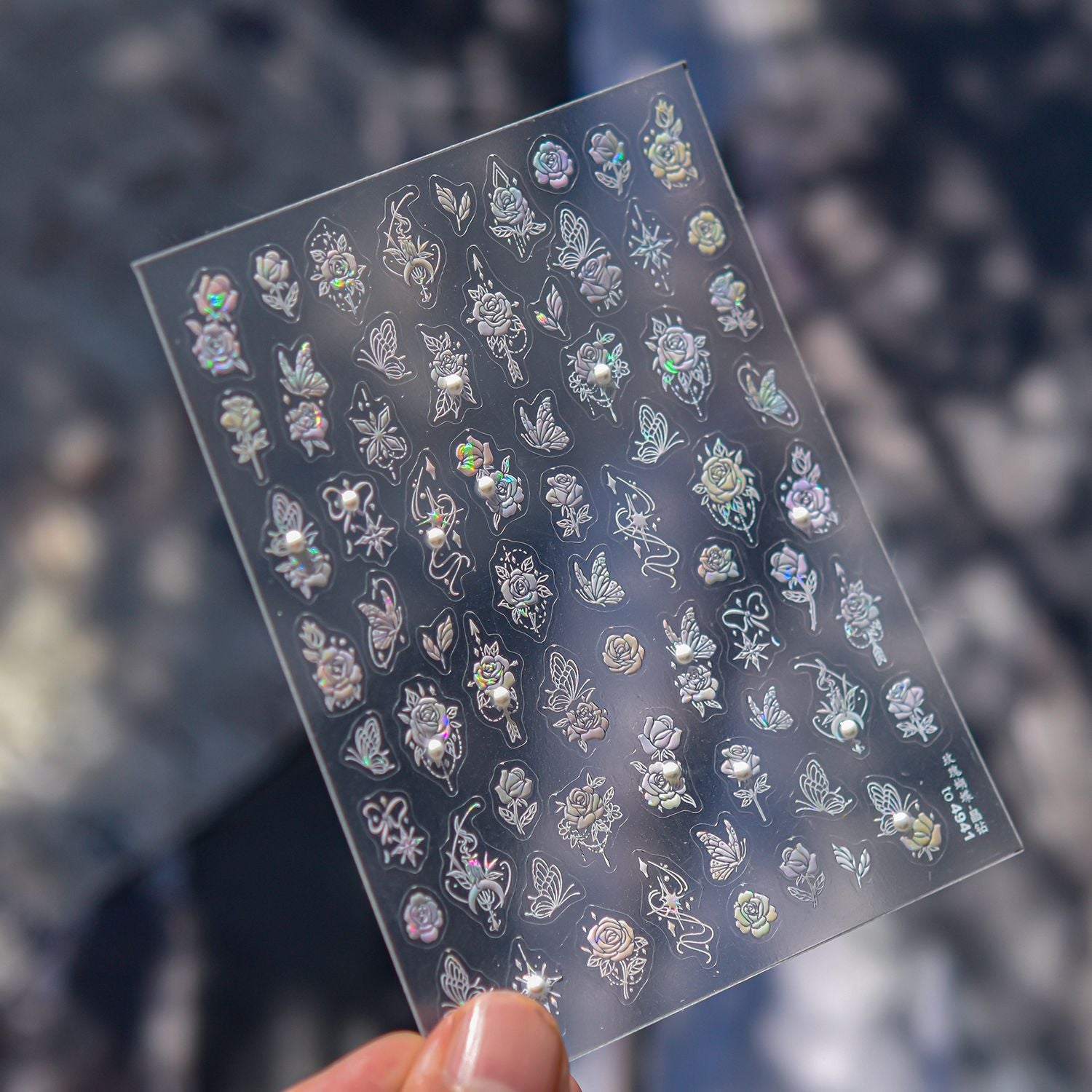 全息水晶花卉 — 5D浮雕空靈點綴組