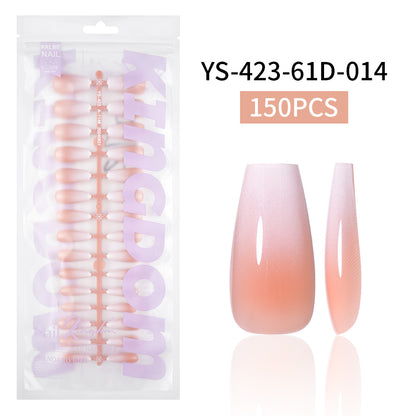 Nail Tips Europe and the United States  gradual change press on nails, simple water drop nail spray removable fake nail 150 pieces prefabricated nail