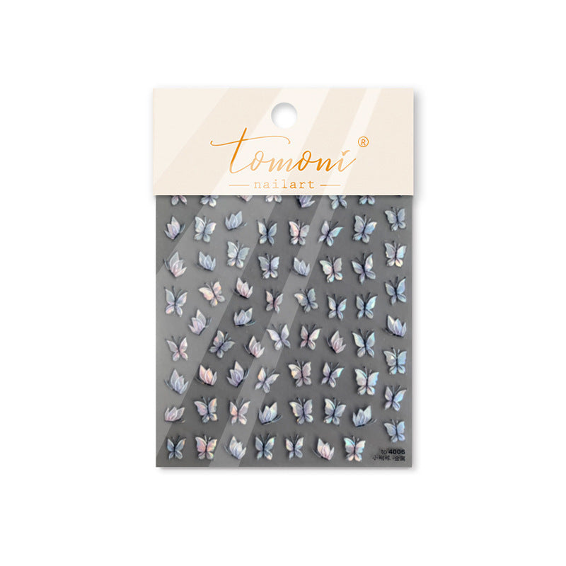 365nails: "Iridescent Mini Butterfly" – nail art stickers