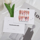 Galaxy Black Display Cards for Press On Nail Collections (MOQ=50)