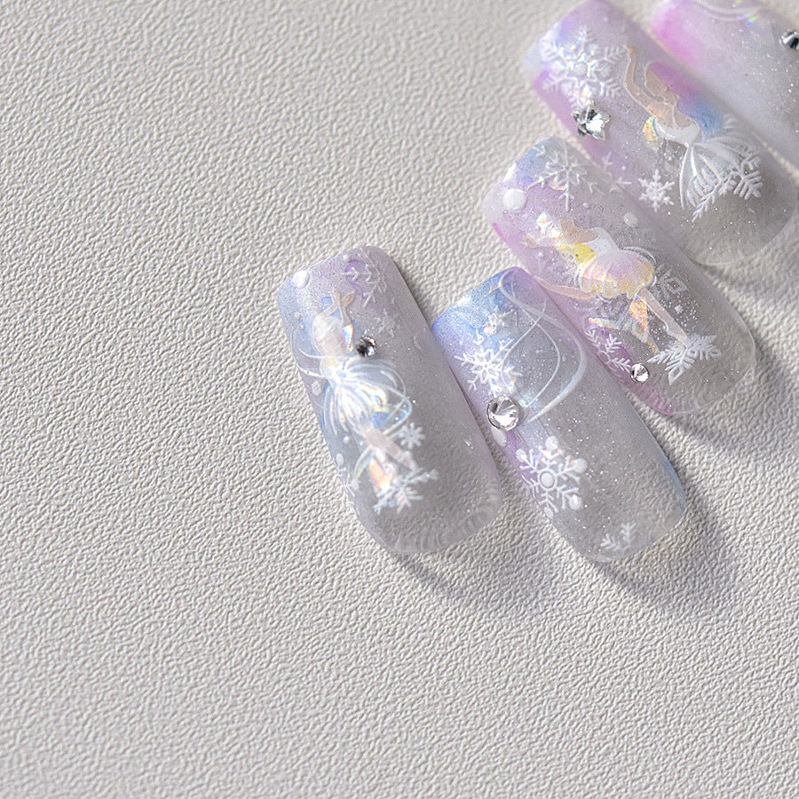 365nails: "Holographic Floral Lily" – Nail Art Stickers