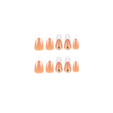 Press on nails, French white edge rhinestone Press on nails wholesale nails patch finished fake nails nails nails｜365nails
