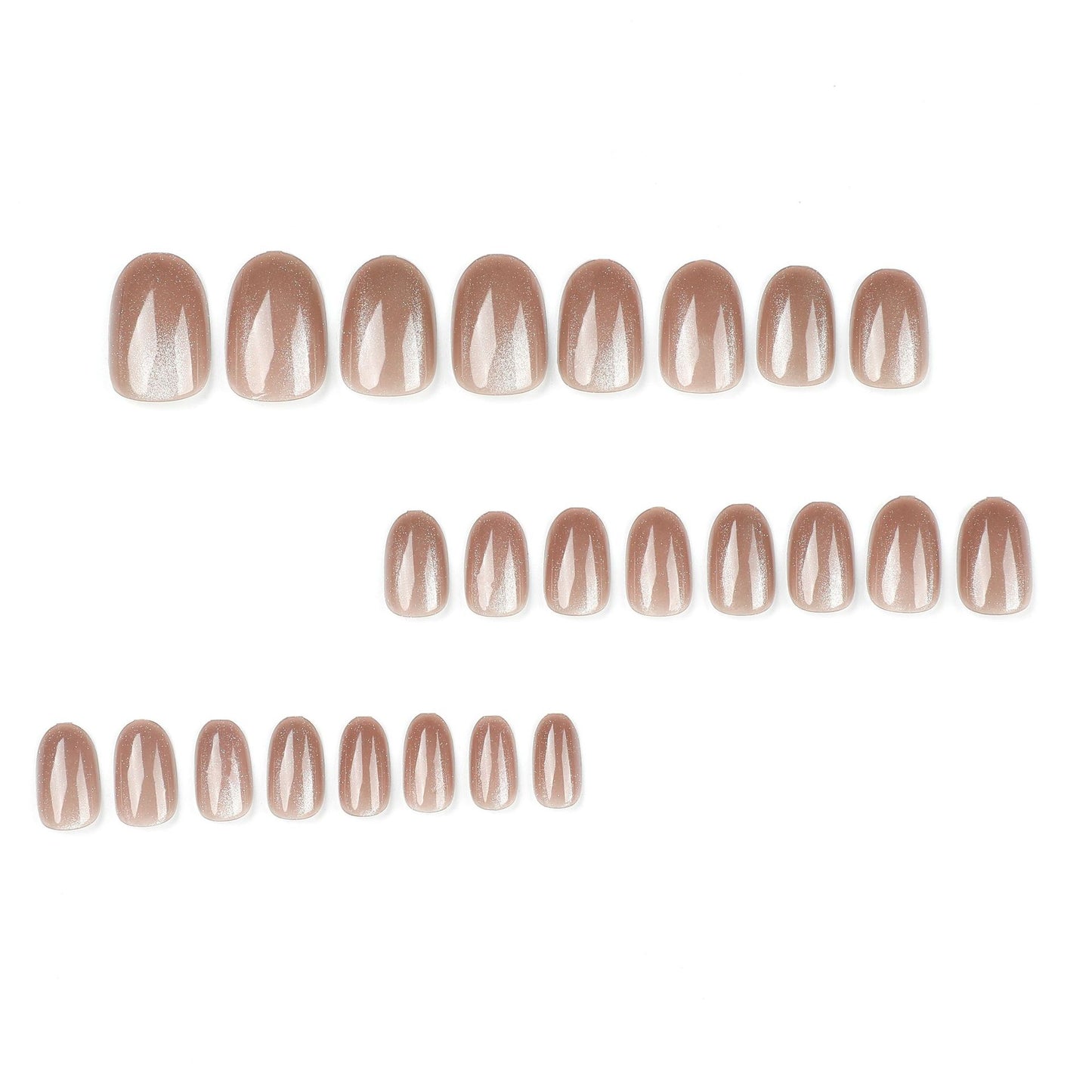 Adesivo, olho de gato colorido com café gelado, pedaço de unha flash, remendo de unha removível｜365nails