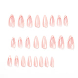 Manicure vestível Manicure vestível Atacado, adesivo de unha rosa francesa Pedaço de unha removível Pedaço de unha｜365 unhas