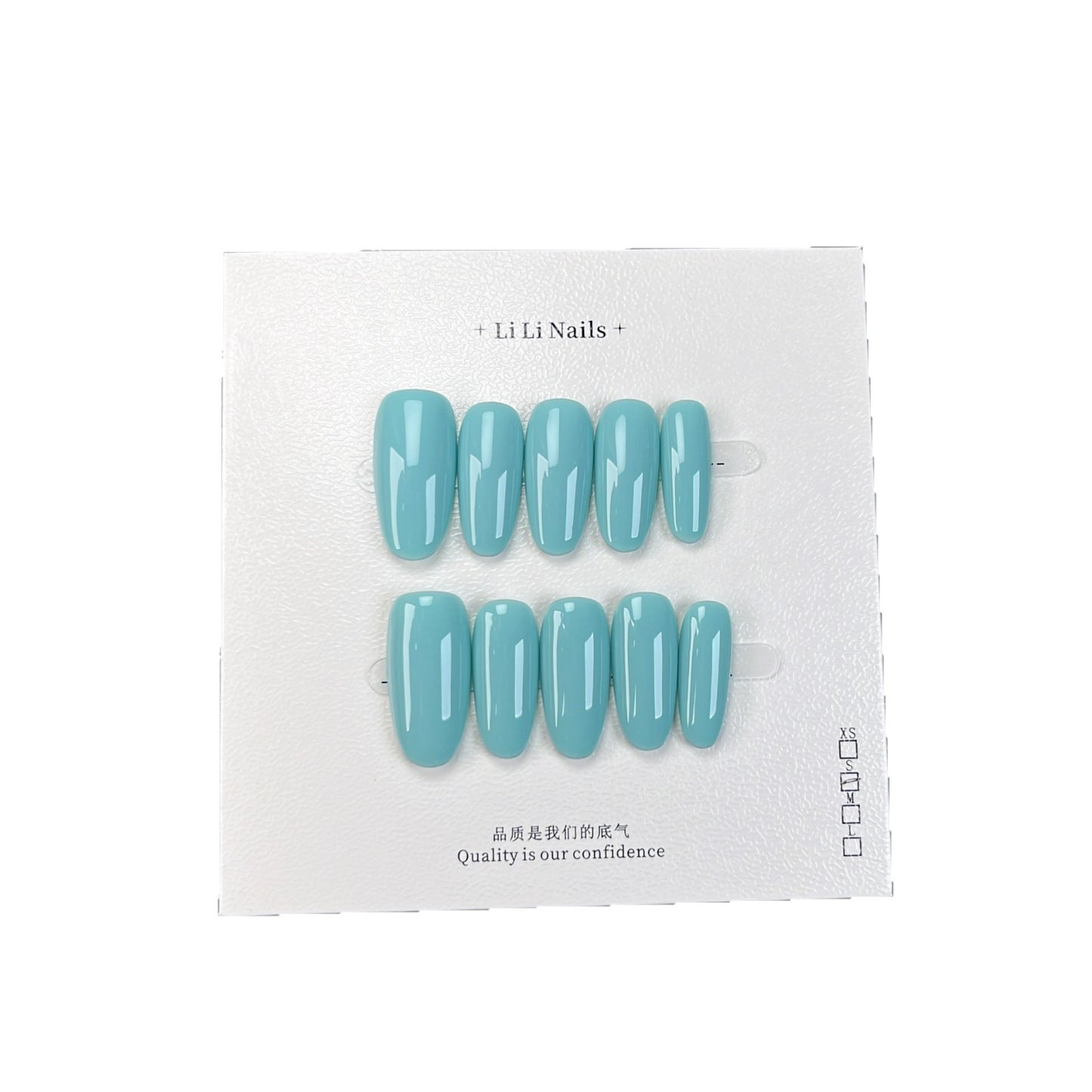 The Essential Solids | Medium Oval ｜Handmade Press-on Nails