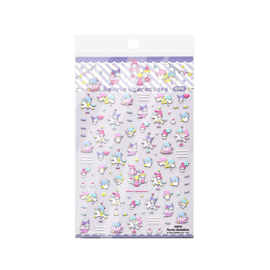 Sanrio Pochacco Carnival – 可愛3D浮雕美甲貼紙