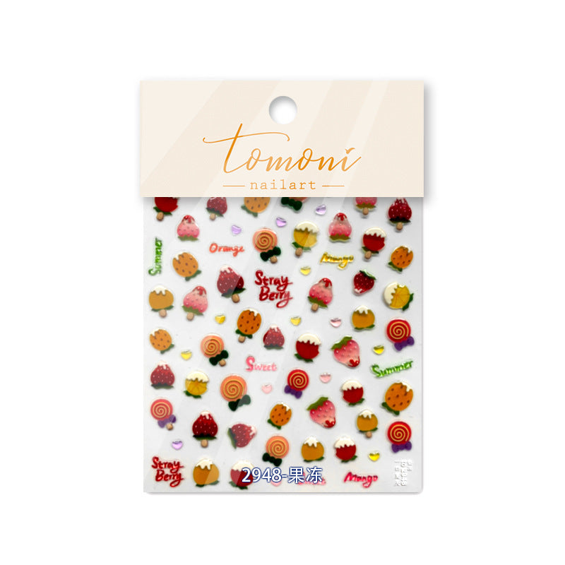 Sweet Candy Collection: "Jelly Treats" – 3D Jelly Nail Sticker