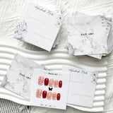 Elegant Minimalist Nail Art Display Cards for Press‑On Sets