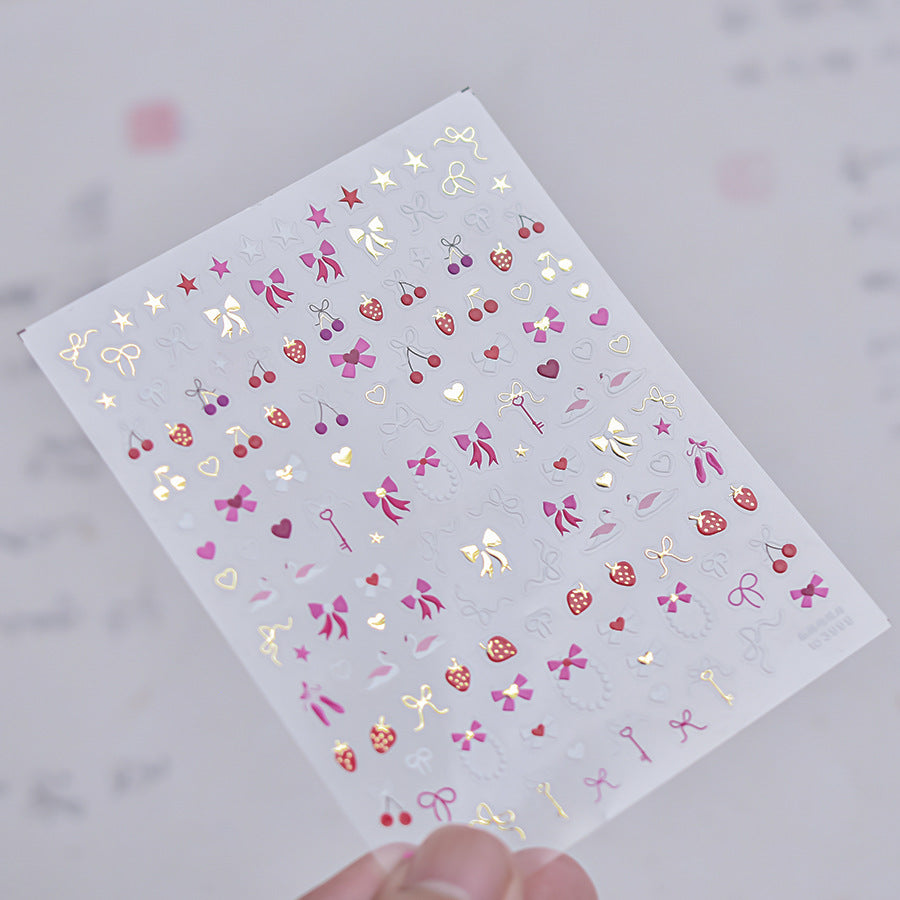 365nails: "Sweet Cherry & Ribbon" – nail art stickers