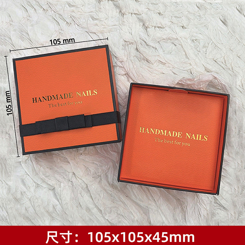 穿戴甲禮盒包裝 | 手工製高級禮盒 | 多色與可客製化 LOGO 可選（MOQ=10PCS）