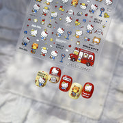 Sanrio Pochacco Carnival – 可愛3D浮雕美甲貼紙