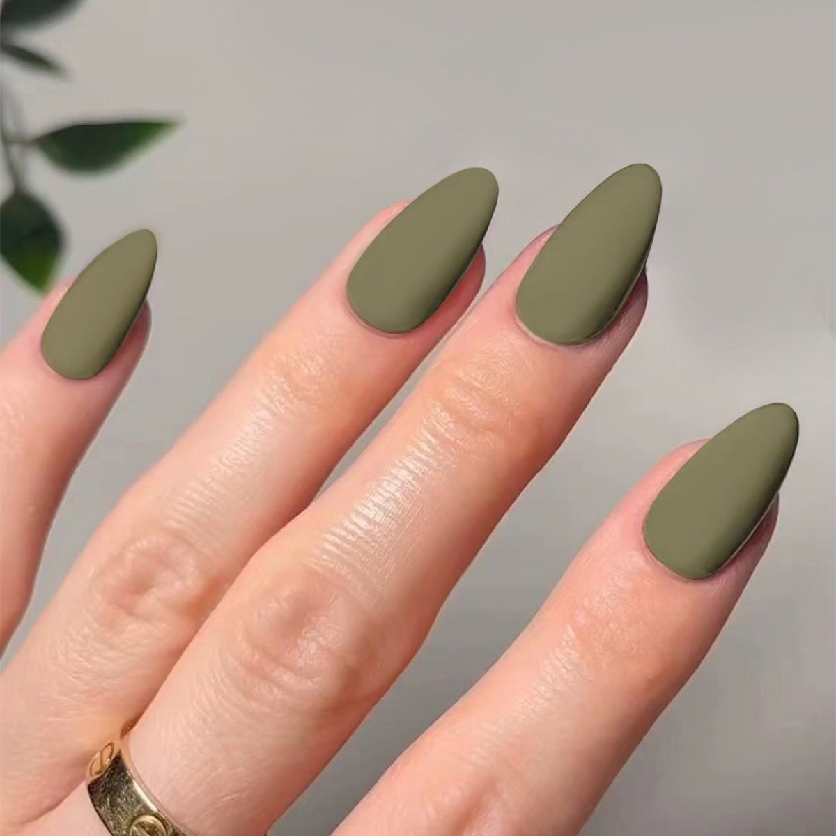 Factory direct sales solid color feel matte nail art wholesale nail art piece finished product press-on nails short nail piece nails｜365nails