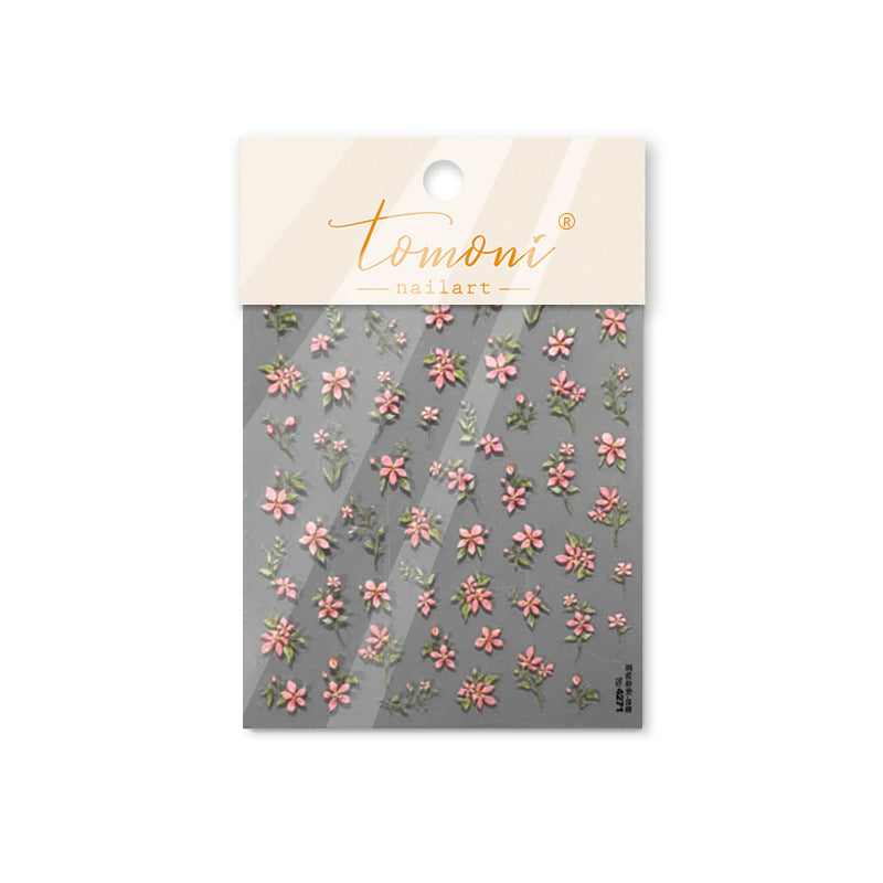 365nails: "Dainty Pink Wildflower" – Nail Art Stickers