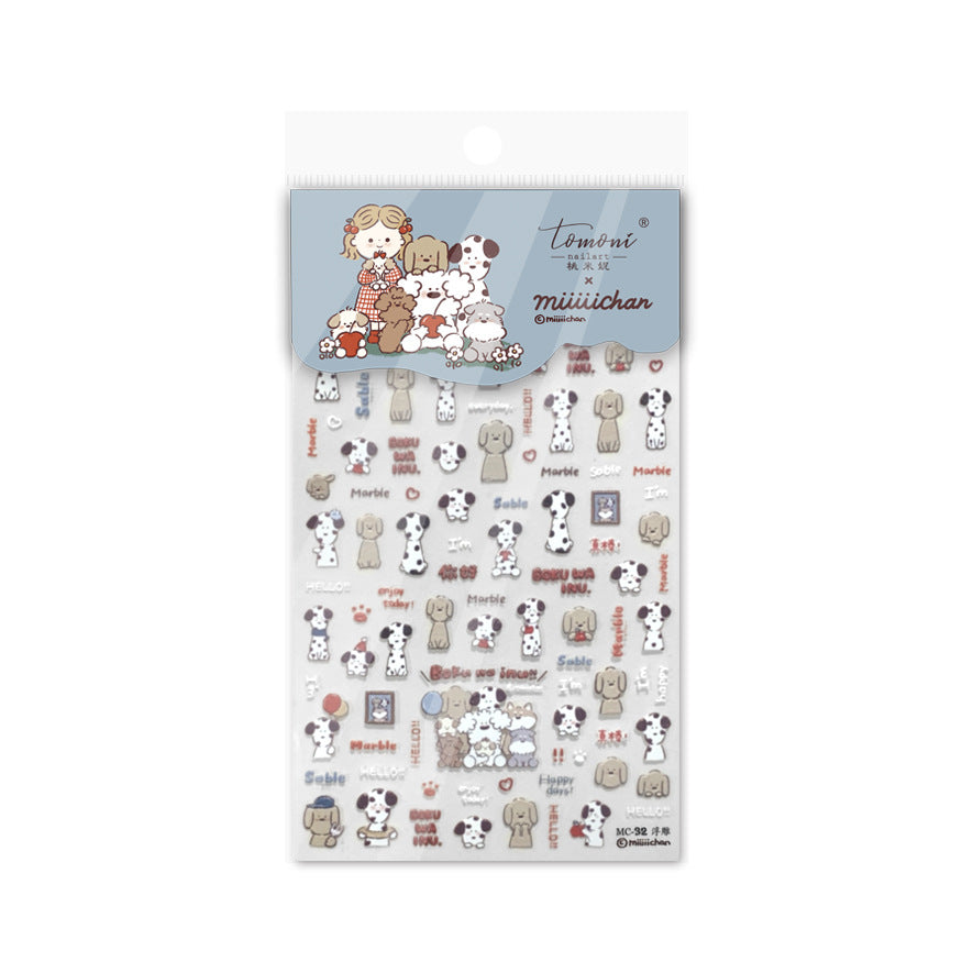 365nails: "Miiiiichan Puppy Friend" – adesivos de unha