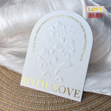 Embossed Gold Cotton Display Cards for Press On Nails (MOQ=50)