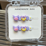 Cute Cartoon Kids Press On Nails Collection