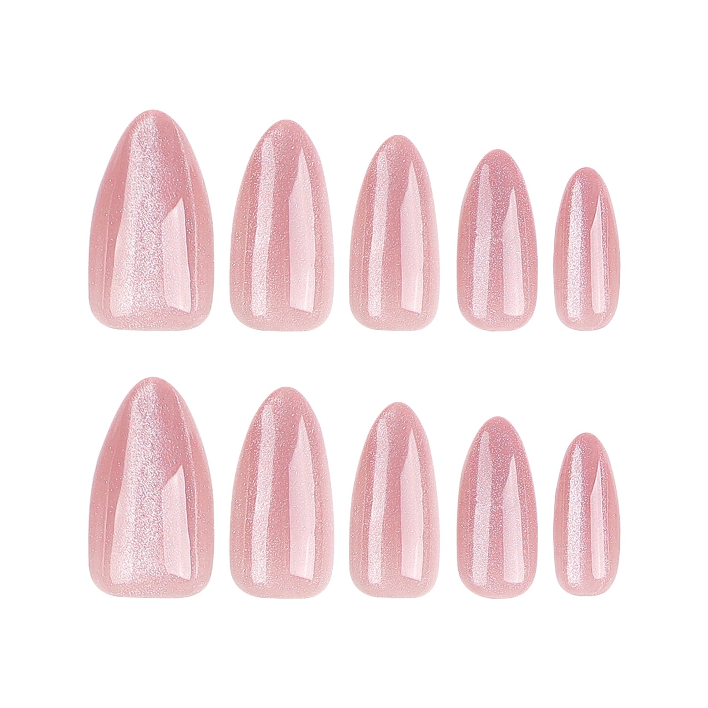 removable nail art finished product naked pink girl nail art piece cat eye bright color   wholesale｜365nails