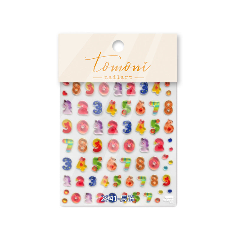 365nails: "petit monstre mignon" – Autocollants pour ongles