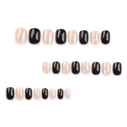 Internet celebrity popular short round manicure solid color cat eye   ins  film short ｜365nails