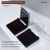 Double-layer s storage box Sold in packs of 3. Minimum order: 1 pack (3 pcs). Quantity = num of packs. Qty1 = 3pcs, Qty2 =6 pcs
