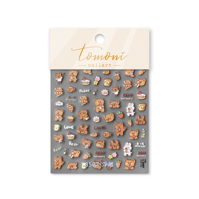 Bakery Embossed – Cute Dessert Nail Art Set