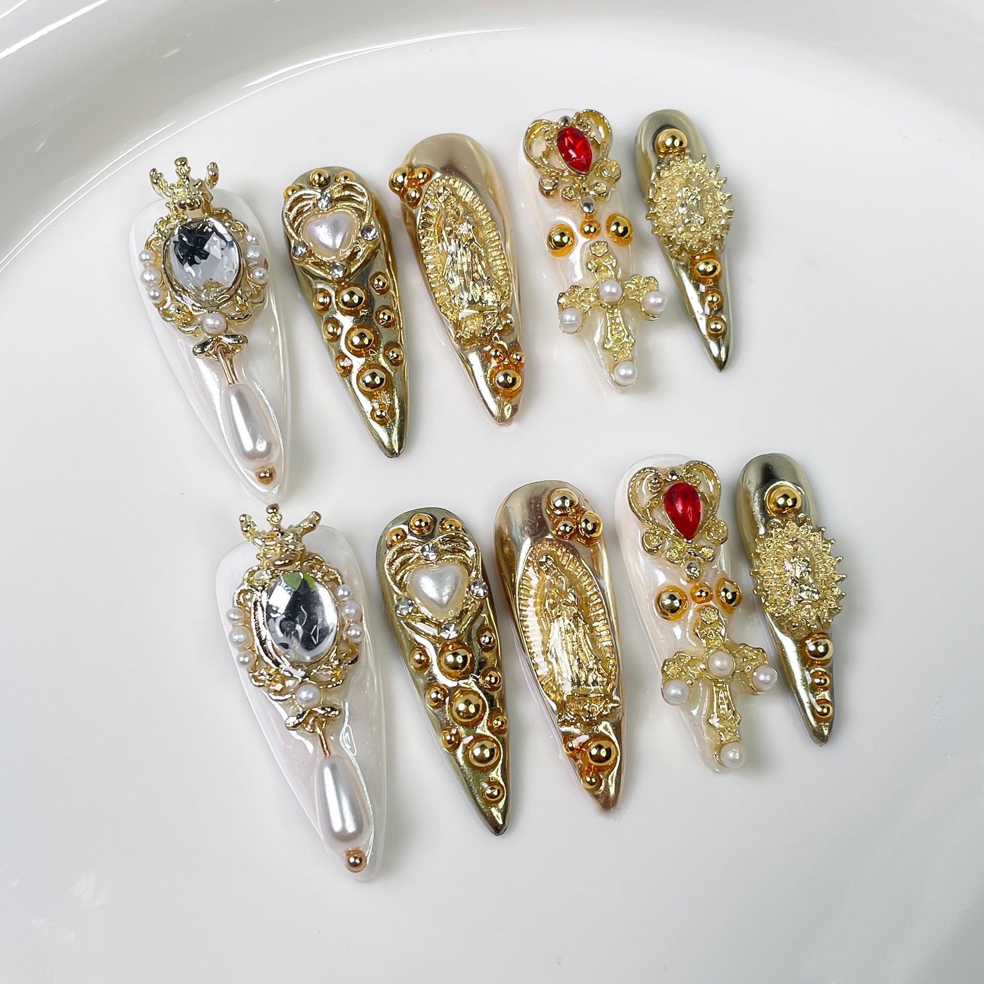 Regal Sanctum Series Press-On Nails