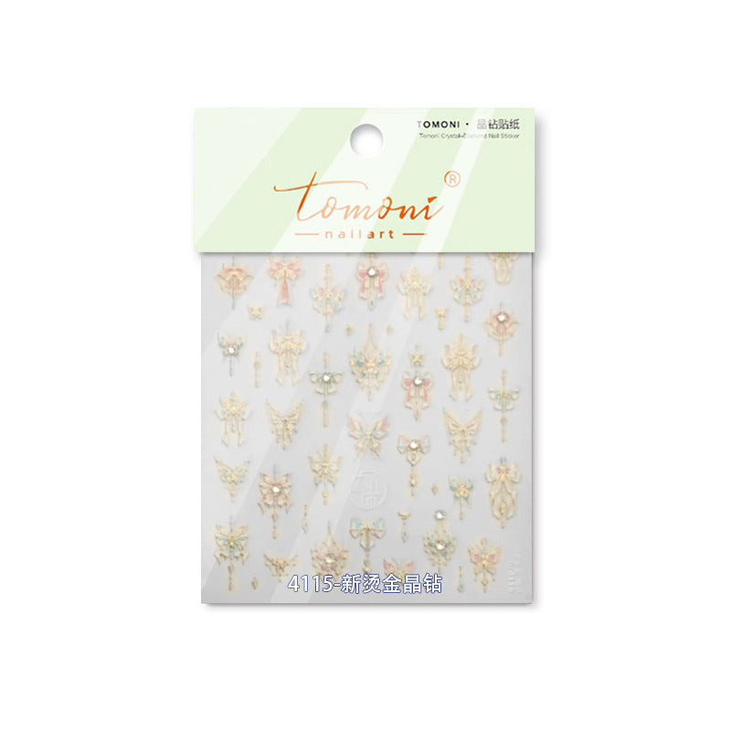 365nails: "iridescent crystal butterfly" – Nail Art Stickers