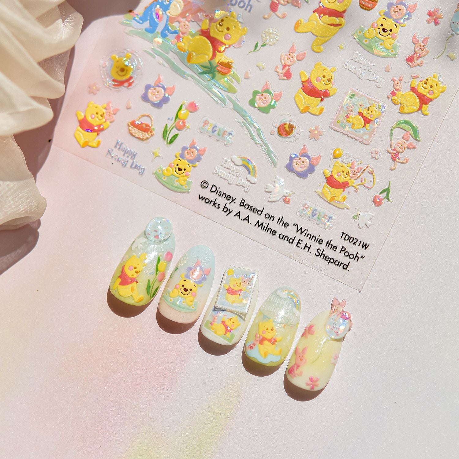 Winnie the Pooh: "Hundred Acre Wood" – 3D Embossed Sticker