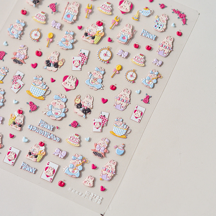 365nails: "princesse et prince de conte de fées" – Autocollants de nail art