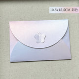 Luxury Pearlescent Envelope with Foil Stamping – Elegant Shiny Paper Envelope for Gifts and Letters