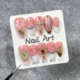 Royal Charm Cross Series Press-On Nails