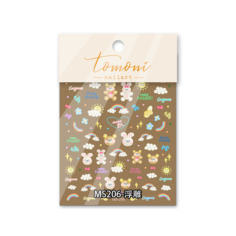 Birthday Party – 3D Embossed Nail Art Set