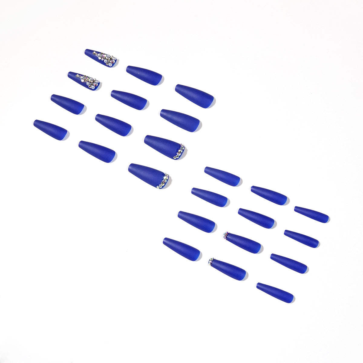 Royal blue  whitening manicure full diamond series   direct supply  wholesale  wholesale｜365nails