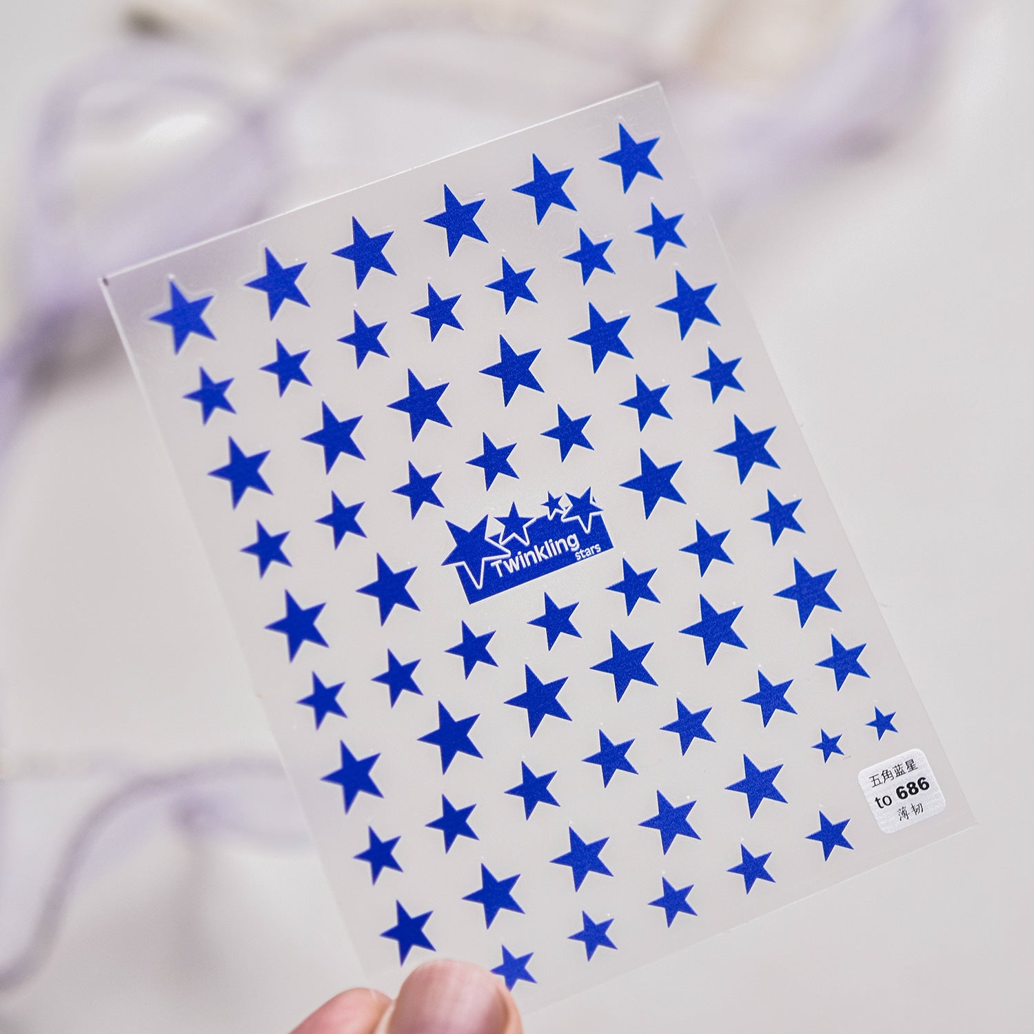 365nails: 빨간 아웃라인 하트 – 네일 아트 스티커