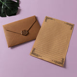Vintage Textured Thank You Envelope With Wax Seal Style (MOQ=2)