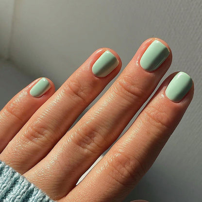 Classic solid color  color s red short square manicure  wholesale｜365nails