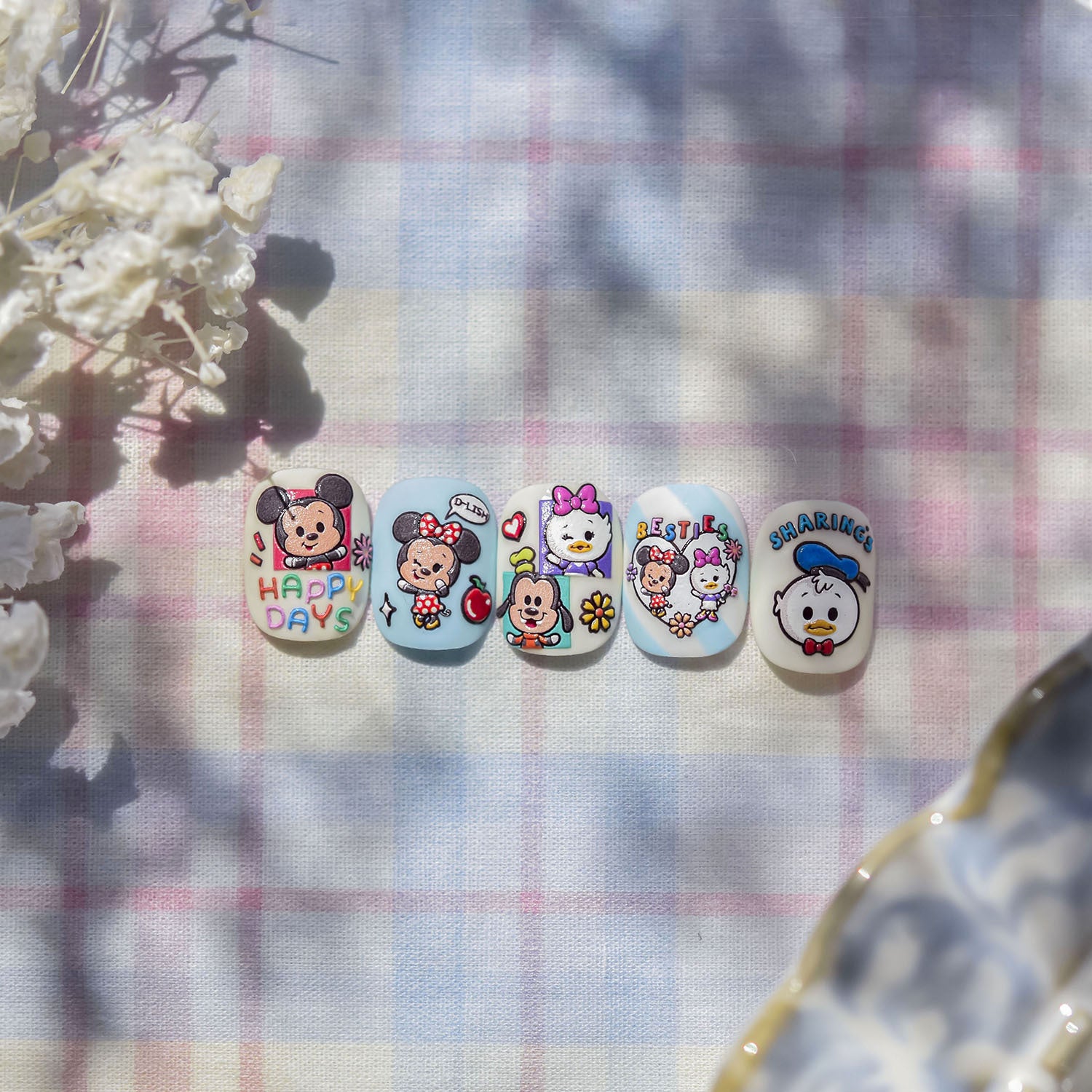Personagem Chibi da Disney – Conjunto de Destaques Lúdicos em Relevo 5D
