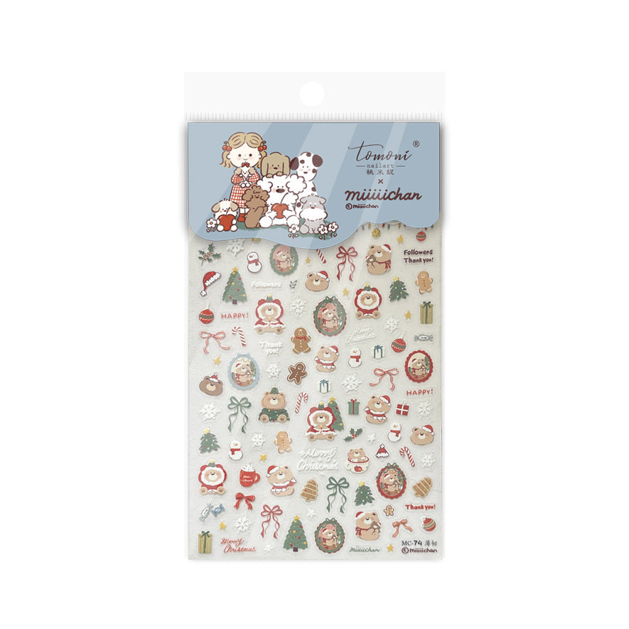 365nails: "Miiiichar Christmas" – nail art stickers