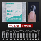 365nails 240PCS Cross-Border Bestseller | No-File Seamless Soft Gel Nail Tips (Half/Full Matte Options)