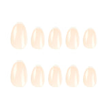 Wearing nail pads Simple white French fake nail nail pads Wearing nail pads Removable nail pads