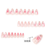 Uñas postizas especiales con diseño de flores 3D, muy vendidas en Europa y Estados Unidos, uñas postizas repetibles y para llevar, venta al por mayor | 365nails