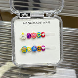 Sweet Cartoon Candy Kids Press On Nails Assorted Set