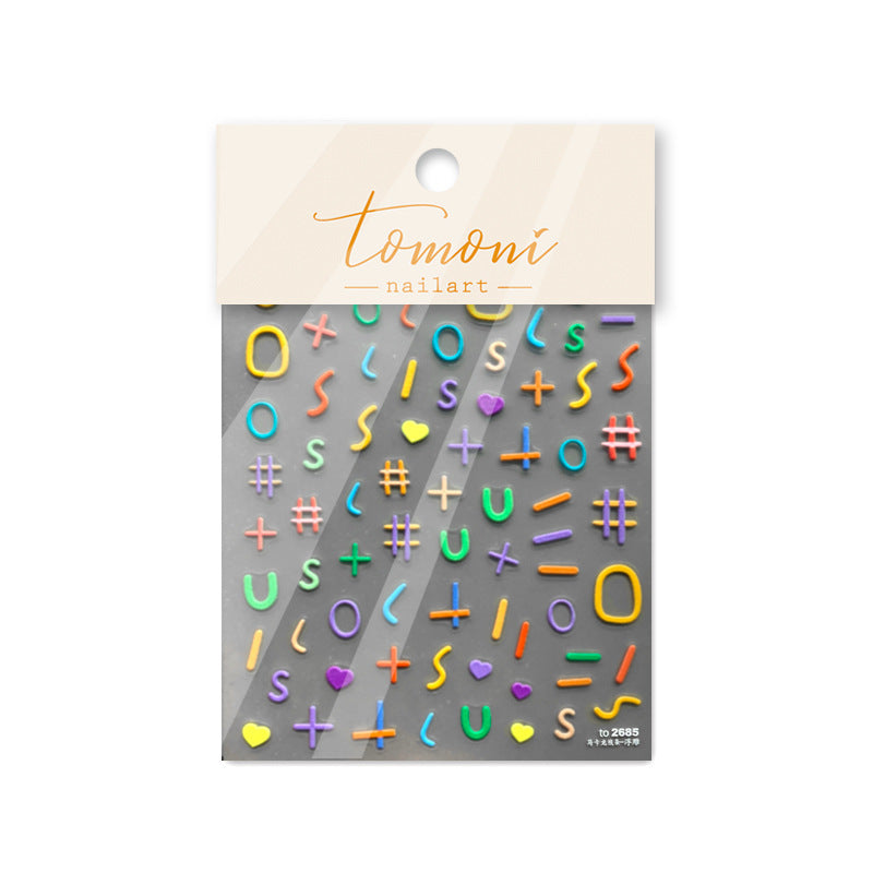 Cute Abstract Lines – Playful Nail Art Accent Set