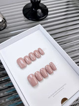 The Essential Solids | Short Medium Square | Handmade Press-on Nails