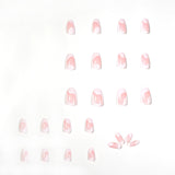 Simple series white French Presson nail fake nail nail  nail  removable nail piece｜365nails