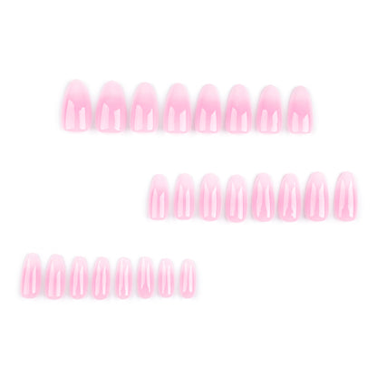special supply for classic French gradual change simple wear nail short nail art piece 24 pieces fake nail wholesale｜365nails