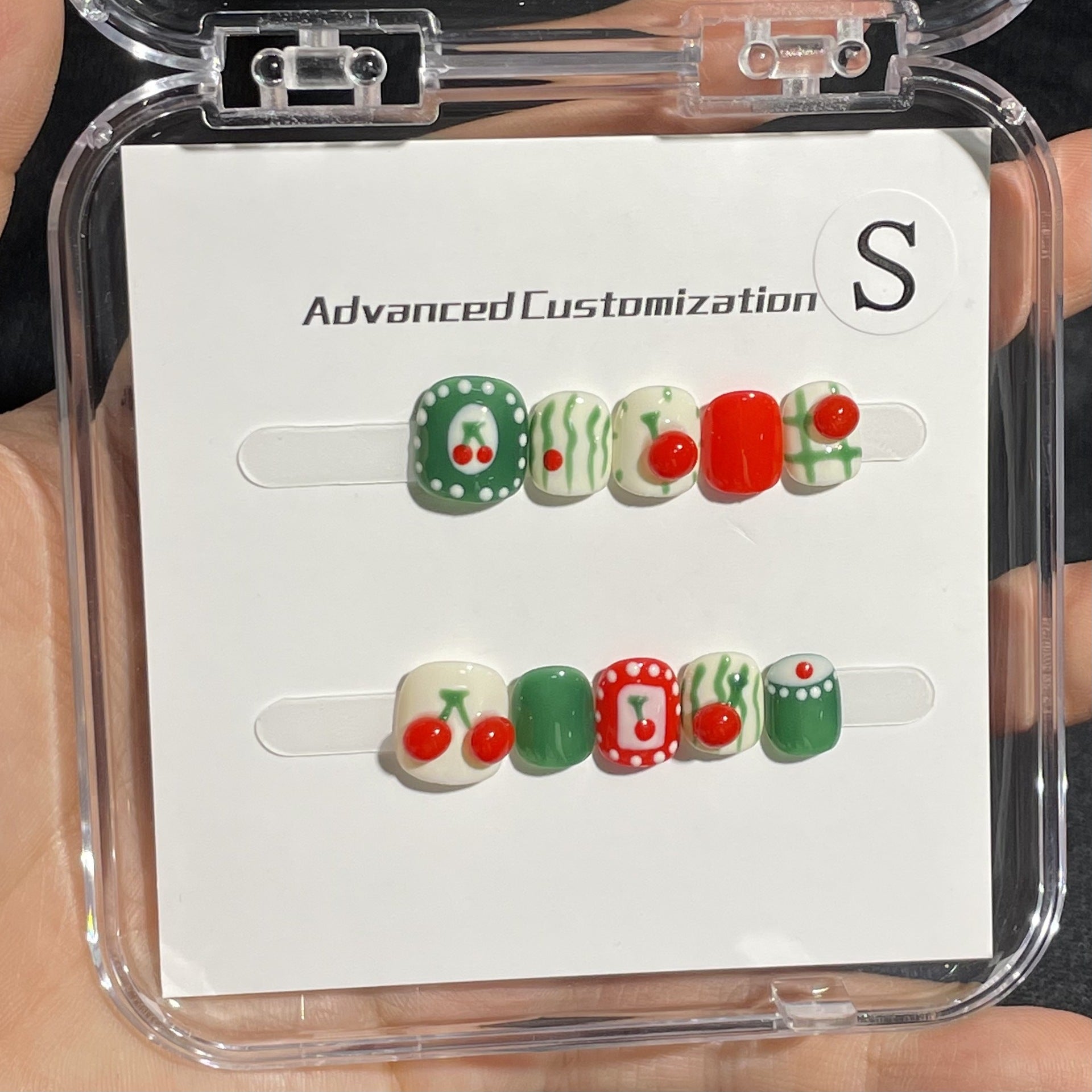 甜美卡通糖果兒童穿戴甲綜合套組