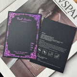 Pink Gradient Cotton Texture Nail Display Card – Elegant Press‑On Nail Packaging Background Card